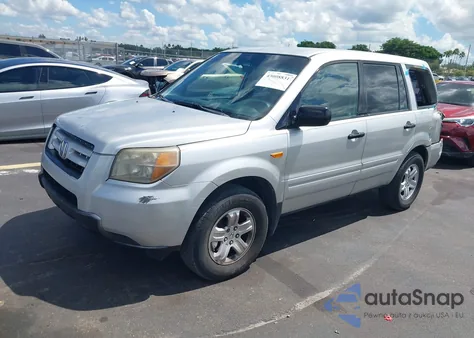 2007 Honda Pilot Lx from USA, damaged, VIN 5FNYF28177B038394